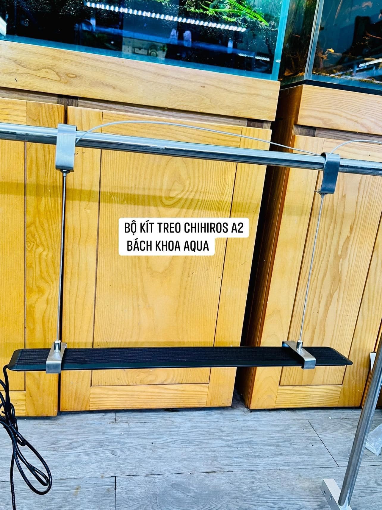KIT treo đèn Inox cho các dòng đèn Chihiros WRGB 2, WRGB Slim, Week M , Week V,...